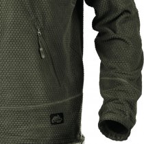 Helikon Alpha Tactical Grid Fleece Jacket - Olive - S