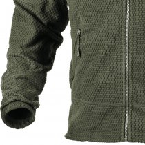 Helikon Alpha Tactical Grid Fleece Jacket - Olive - S