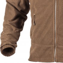 Helikon Alpha Tactical Grid Fleece Jacket - Coyote - 2XL