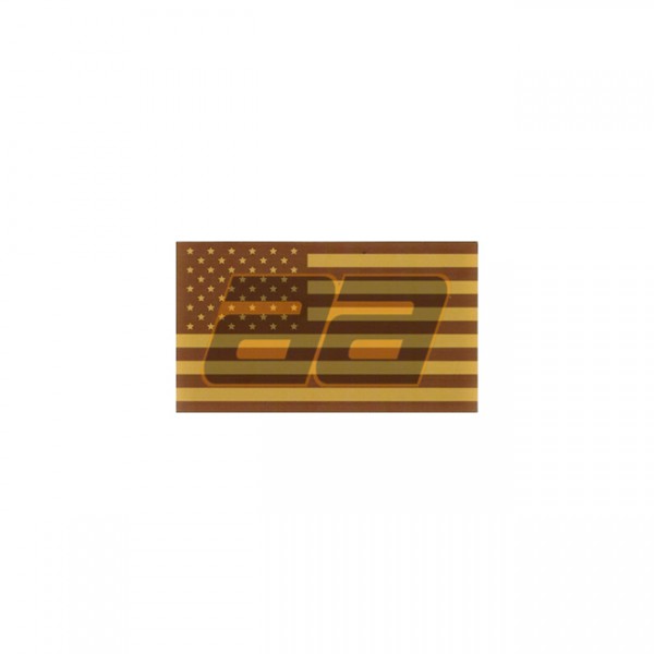 King Arms IFF Flag Small Left - Tan