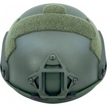 Pitchfork FAST Ballistic Combat Helmet High Cut - Olive - Deluxe - L/XL