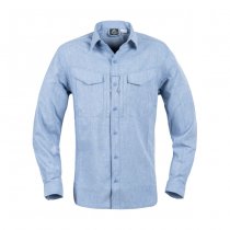 Helikon Defender Mk2 Gentleman Shirt - Melange Light-Blue - 2XL