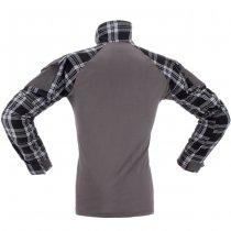 Invader Gear Flannel Combat Shirt - Black - M