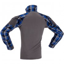 Invader Gear Flannel Combat Shirt - Blue - L