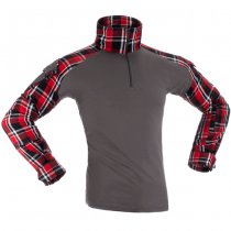 Invader Gear Flannel Combat Shirt - Red - XL