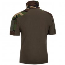 Invader Gear Combat Shirt Short Sleeve - Woodland - S