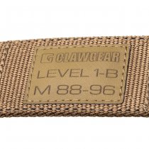 Clawgear Level 1-B Belt - Coyote - XL