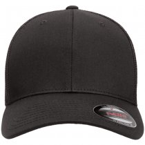 Flexfit Mesh Trucker Cap - Black - S/M