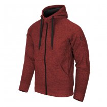 Helikon Covert Tactical Hoodie FullZip - Melange Red