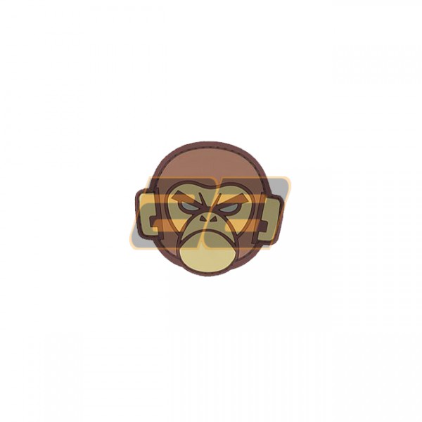 MSM PVC Monkey Logo - Tan