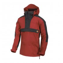 Helikon Woodsman Anorak Jacket - Crimson Sky / Ash Grey - XS