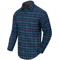 Helikon GreyMan Shirt - Blue Stonework Plaid - S