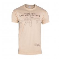 Specna Arms Shirt - Your Way of Airsoft 02 - Tan - M