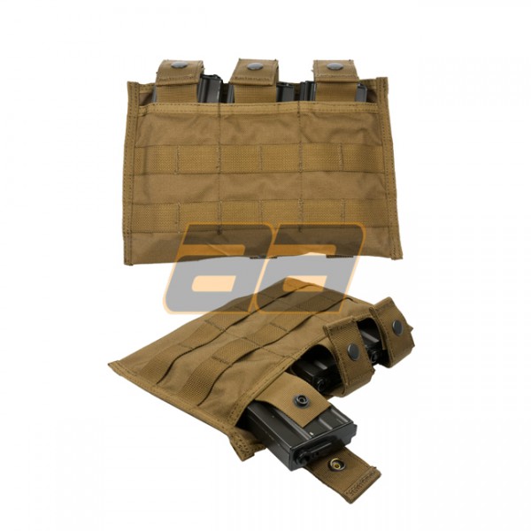 PANTAC MOLLE M16 Triple Mag Pouch Mod A - Coyote