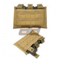 PANTAC MOLLE M16 Triple Mag Pouch Mod B - Tan