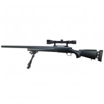 Snow Wolf M24 Sniper Rifle Bipod & Scope Set - Black