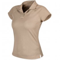 Helikon Women's UTL Polo Shirt TopCool Lite - Khaki - M