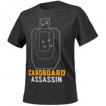 Helikon T-Shirt Cardboard Assassin - Melange Black-Grey - XL