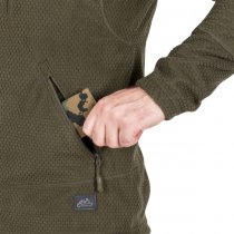 Helikon-Tex Alpha Tactical Grid Fleece Jacket - Navy Blue - M