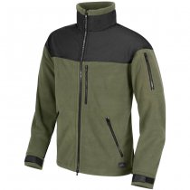 Helikon Classic Army Fleece Jacket - Olive Green / Black - S