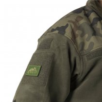 Helikon Polish Infantry Fleece Jacket - Black / PL Woodland - L