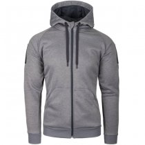 Helikon Urban Tactical Hoodie FullZip - Melange Grey - M