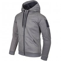Helikon-Tex Urban Tactical Hoodie FullZip - Melange Grey - XL