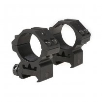 Theta Optics 30mm Mount Rings - Low