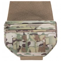 Warrior Laser Cut Drop Down Velcro Utility Pouch - Multicam