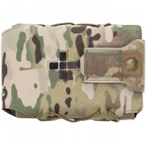 Warrior Laser Cut Large Horizontal Individual First Aid Kit Pouch - Multicam