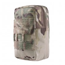 Warrior Laser Cut Small Vertical Utility Pouch - Multicam