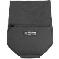 Warrior Laser Cut Drop Down Velcro Utility Pouch - Black