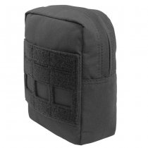 Warrior Laser Cut Small Vertical Utility Pouch - Black