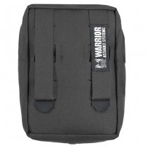 Warrior Laser Cut Small Vertical Utility Pouch - Black