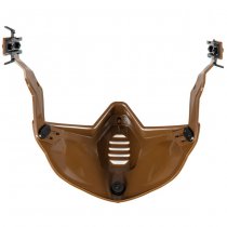 FMA Helmet Half Mask - Dark Earth