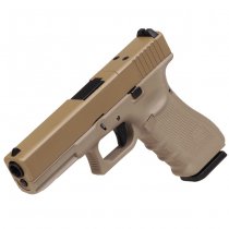 WE G17 MOS Gen.4 Gas Blow Back Pistol - Tan