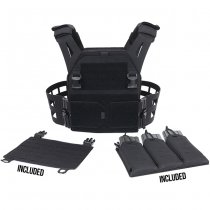 Warrior Laser Cut LPC Low Profile Carrier Ladder Sides V2 MK1 - Black L