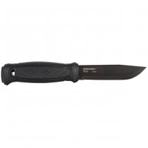 Morakniv Garberg Black C & Leather Sheath - Carbon Steel - Black