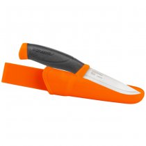 Morakniv Companion F Serrated - Stainless Steel - Orange