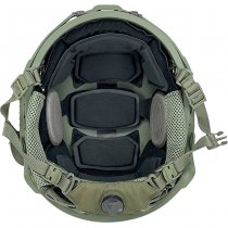 Pitchfork FAST Ballistic Combat Helmet High Cut - Black - Deluxe - XL