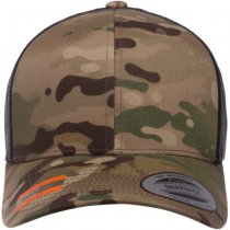 Flexfit Multicam Retro Trucker Snapback Cap - Multicam