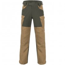 Helikon Hybrid Outback Pants Duracanvas - Coyote / Taiga Green - S - Long