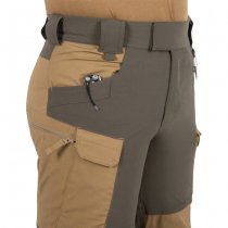 Helikon Hybrid Outback Pants Duracanvas - Coyote / Black - S - Long