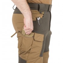 Helikon-Tex Hybrid Outback Pants Duracanvas - Cloud Grey / Black A - L - Long