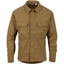 Helikon Woodsman Shirt - Taiga Green / Black A - 3XL