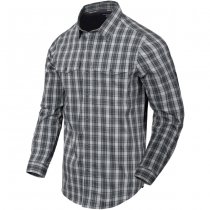 Helikon Covert Concealed Carry Shirt - Foggy Grey Plaid - XL