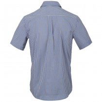 Helikon Covert Concealed Carry Short Sleeve Shirt - Royal Blue Checkered - XS