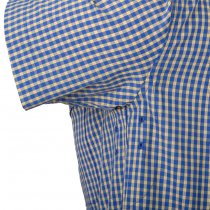 Helikon Covert Concealed Carry Short Sleeve Shirt - Royal Blue Checkered - XL