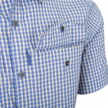 Helikon Covert Concealed Carry Short Sleeve Shirt - Dirt Red Checkered - S