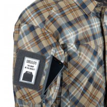 Helikon MBDU Flannel Shirt - Slate Blue Checkered - XS
